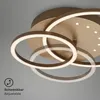 LED stropné svietidlo s LED bodkami, hnedo-zlaté, LED/26W Náhľad obrázku produktu 4