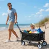 Premium Faltbarer Bollerwagen Transportwagen Handwagen Produktbild-Vorschau 1