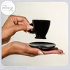 PLATINUX Espressotassen Set – 6 schwarze Espressogläser mit Produktbild-Vorschau 6