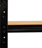 shelfplaza BLACK 100x40 cm Set de tablettes en noir pour Voir les images du produit 3