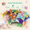 Dětský ocásek Látková kniha Oceánská zvířata Crinkle Měkké Náhled obrázku produktu 5