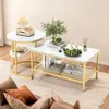 ProximaX Elegantes Couchtisch Set 2-teilig – Moderner Produktbild-Vorschau 1