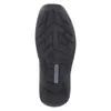 The sole of a black shoe is shown against a white background. Voir les images du produit