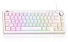 65% Gaming Tastatur RGB kabelgebunden, 66 Tasten Membran Produktbild-Vorschau 1