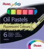 PENTEL PHN-F6 Craie pastel à l'huile - 6 pièces, néon Voir les images du produit 2