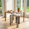 Carenza Home Beistelltisch 3er Set rund Couchtisch, Produktbild-Vorschau 8