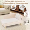 COSTWAY Kattenbank, luxe, verhoogd kattenbed, geschikt tot Productafbeelding-voorbeeld 7