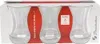 A set of six clear glass tea glasses in their packaging. Produktbild-Vorschau
