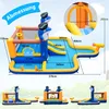 COSTWAY Hüpfburg mit Trocken-/Wasserrutsche, Bouncy Castle Produktbild-Vorschau 6