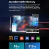 Marketing image showcasing the benefits of M.2 SSD and DDR4 memory upgrades for a laptop, with icons representing software applications and specifications for RAM and storage. Produktbild-Vorschau