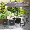 Outsunny 3 in 1 Sonnenschirmständer 80 kg befüllbar, Produktbild-Vorschau 4