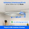Bomann® Dunstabzugshaube 60cm Unterbau | für Umluft und Produktbild-Vorschau 4
