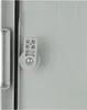 A close-up view of a latch mechanism on a gray plastic enclosure. Anteprima dell’immagine prodotto