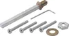 Set di fissaggio 8 mm 67-77 mm zincato 12114364 Anteprima dell’immagine prodotto 1