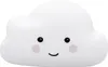 A white cloud-shaped night light with a smiling face. Voir les images du produit