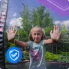 Thunder Trampolino da giardino Ultra 305 cm 10 ft rete Anteprima dell’immagine prodotto 16