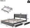 Flieks Polsterbett 180x200cm Doppelbett mit Lattenrost und Produktbild-Vorschau 7