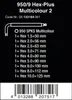 A black background with white text and an illustration of a hex wrench. Anteprima dell’immagine prodotto