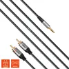celexon 2x Cinch auf 3,5mm Stereo Klinke Audiokabel 1,0m - Produktbild-Vorschau 2