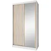 BEAUTYSOFA | Armoire DONATELLO 120 cm Blanc/Artisan avec Voir les images du produit 2