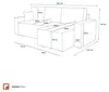 AMBER L Ecksofa mit Schlaffunktion und Bettkasten L-Form, Produktbild-Vorschau 6