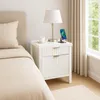 CLIPOP 50x38x63cm Nachtkommode,2 Schubladen Nachttisch mit Produktbild-Vorschau 6