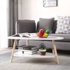 Couchtisch Beistelltisch mit 2 Ablagefäche Nachttisch Produktbild-Vorschau 3