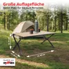 Grafner Campingtisch klappbar 89x58x43cm Holzoptik niedrige Produktbild-Vorschau 2