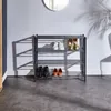 Schuhregal DUBLIN mit 4 Ablagen in grau. Robustes Produktbild-Vorschau 6