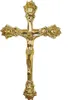 Wandkreuz aus Messing Kreuz zum Aufhängen Jesus-Christus Produktbild-Vorschau 2