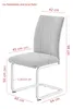 Hela Tische, 2er SET Esszimmerstuhl Augusta, Webstoff Produktbild-Vorschau 2