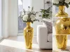 WOHNLING Bodenvase Aluminium 50cm Gold Blumenvase Groß Produktbild-Vorschau 5