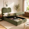 Flieks hydraulisch verstelbaar bed met stoffen bekleding, Productafbeelding-voorbeeld 2