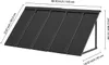 A black awning or canopy is shown with dimensions indicated by text and lines. Anteprima dell’immagine prodotto