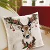 Taie d'oreiller, décorative, Noël 40x40cm Cerf Voir les images du produit 4