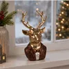 Deko Büste Hirsch im Anzug H. 25cm kupfer gold aus Produktbild-Vorschau 6