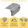 10er Set Dachfalzklemme Stehfalzdach Edelstahl Montage Dach Produktbild-Vorschau 6