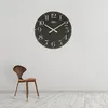 PRIM Character Wanduhr Holz lautlos arabische Ziffern Produktbild-Vorschau 7