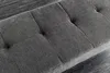 Design Sitzbank BOUTIQUE 100cm dunkelgrau Cord schwarze Produktbild-Vorschau 7