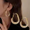 Creolen Ohrringe Damen Goldfarben – Gedrehte Glanz Creolen Produktbild-Vorschau 2