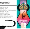 FLOOD Bodyboard Usurper 42 Orange Aqua Produktbild-Vorschau 4