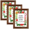 Sada 3 hnědých rámečků MG Design, rozměr 15 x 20 cm – Náhled obrázku produktu 1