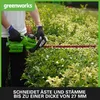 Nožnice na živý plot 40V Greenworks G40HT61 - 2200907 Náhľad obrázku produktu 7