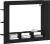vidaXL TV skříňka vzhled černého dubu 152 x 22 x 113 cm Náhled obrázku produktu 1