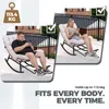 COMHOMA : grand fauteuil à bascule, large chaise longue à Voir les images du produit 3