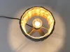 Kleine Boho Tischlampe mit Holz Dreibein & E14 Schirm Produktbild-Vorschau 11