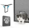 Haustierklappe Fliegengitter mit Magnet Hundeklappe Produktbild-Vorschau 1