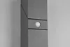 A close-up shot of a modern, gray outdoor light fixture with a motion sensor. Anteprima dell’immagine prodotto