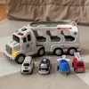 Woopie Road Tow Truck Set De 5 Voitures - Ambulance Voir les images du produit 3