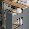 Armoire machine à laver Vicco Viktor Anthracite/Chêne de Voir les images du produit 4